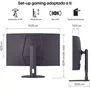 LG 32G600A-B UltraGear Monitor Gaming Curvo 32 pulgadas QHD 180Hz VA 1ms HDR10 Negro